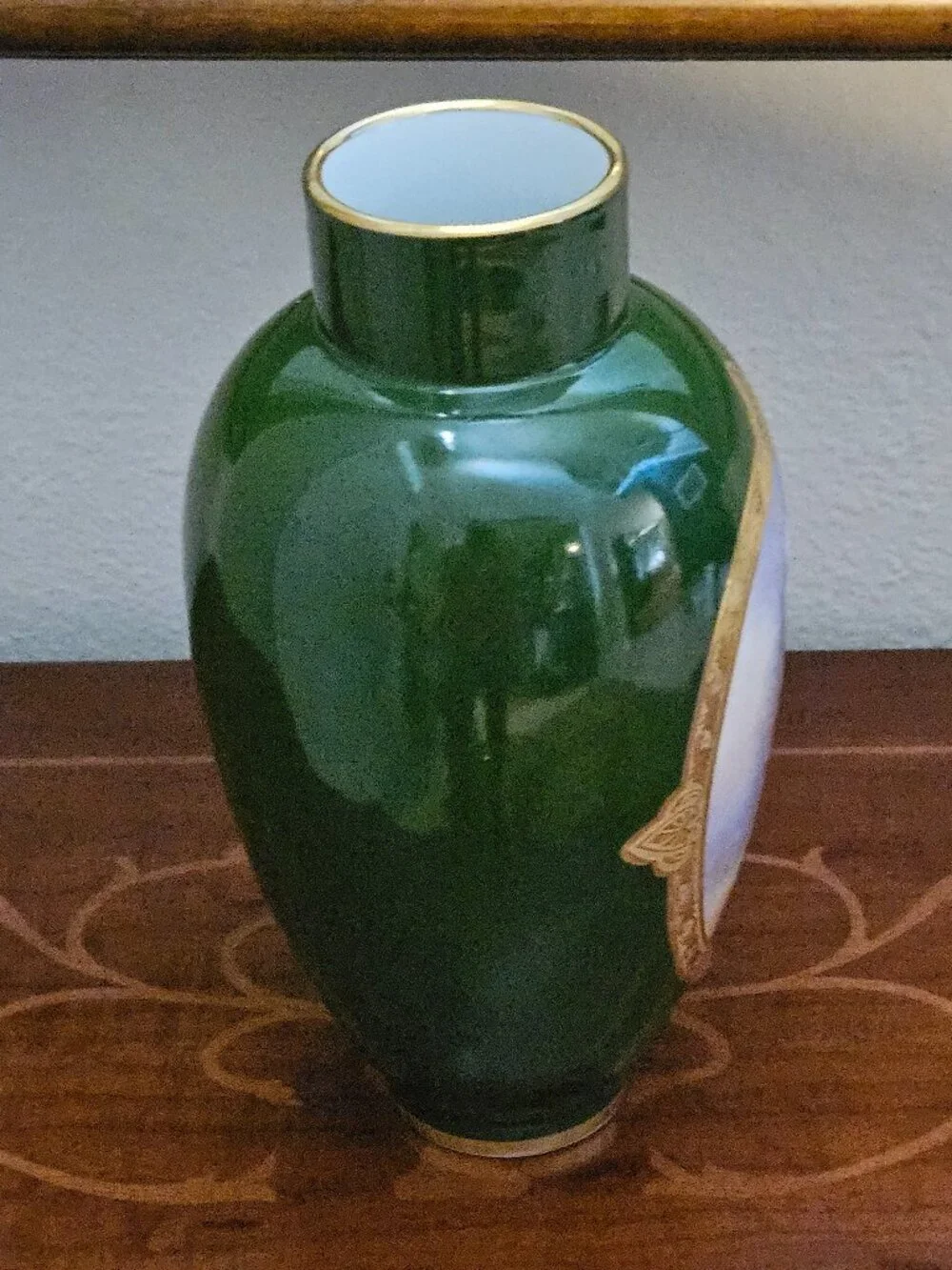 RARE ANTIQUE W.G. & Co William Guerin Limoges FRENCH PORCELAIN HANDPAINTED Vase